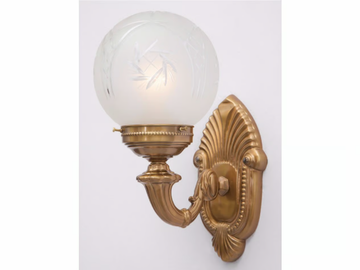 PAPA III - Handmade brass wall lamp by Patinas Lighting - view 2